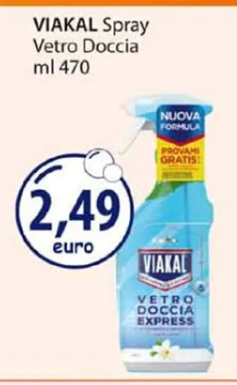 Acqua & Sapone VIAKAL Spray Vetro Doccia ml 470 offerta