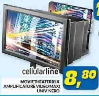 cellularline MOVIETHEATERXLK AMPLIFICATORE VIDEO MAXI UNIV NERO