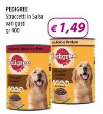 Acqua & Sapone PEDIGREE Straccetti in Salsa vari gusti gr 400 offerta