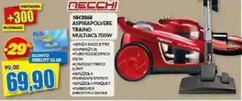 Risparmio Casa NECCHI NH3068 ASPIRAPOLVERE TRAINO MULTIACS 700W offerta