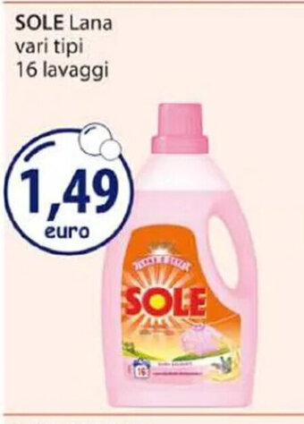 Acqua & Sapone SOLE Lana vari tipi 16 lavaggi offerta