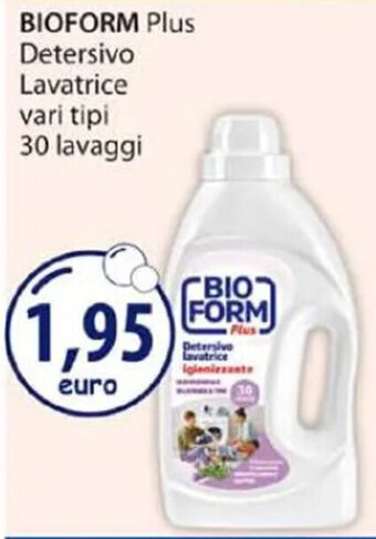 Acqua & Sapone BIOFORM Plus Detersivo Lavatrice vari tipi 30 lavaggi offerta