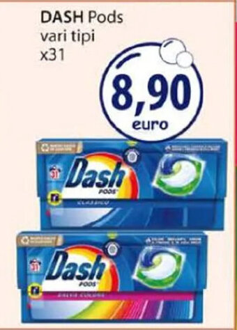 Acqua & Sapone DASH Pods vari tipi x31 offerta