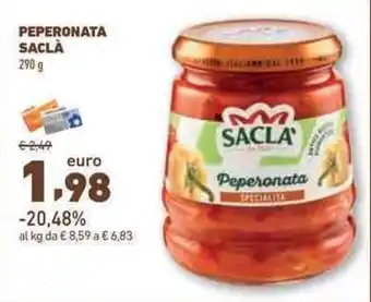 Conad PEPERONATA SACLÀ 290g offerta