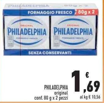 Conad PHILADELPHIA original conf. 80 g x 2 pezzi offerta