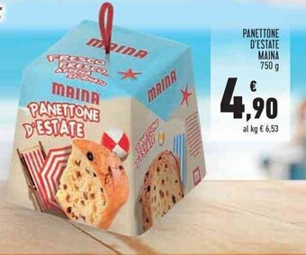 Conad PANETTONE D'ESTATE MAINA 750 g offerta