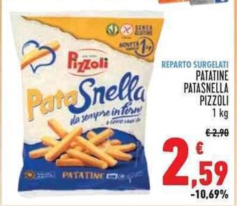 Conad PATATINE PATASNELLA PIZZOLI 1 kg offerta