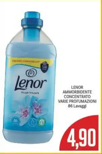 Supermercati Piccolo LENOR AMMORBIDENTE CONCENTRATO VARIE PROFUMAZIONI 86 Lavaggi offerta