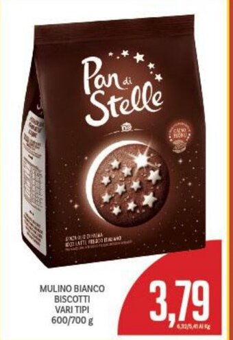 Supermercati Piccolo MULINO BIANCO BISCOTTI VARI TIPI 600/700 g offerta