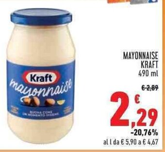 Conad MAYONNAISE KRAFT 490 ml offerta