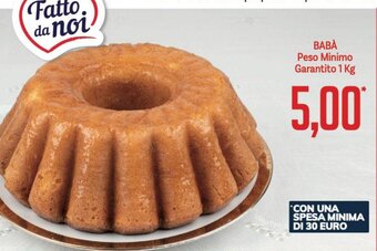 Supermercati Piccolo BABÀ Peso Minimo Garantito 1 Kg offerta