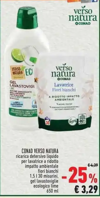 Conad CONAD VERSO NATURA 650 ml offerta