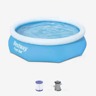 Decathlon Piscina gonfiabile rotonda con accessori ø3m offerta