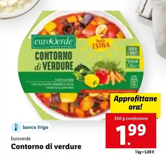 Lidl Euroverde Contorno di verdure 350 g confezione offerta