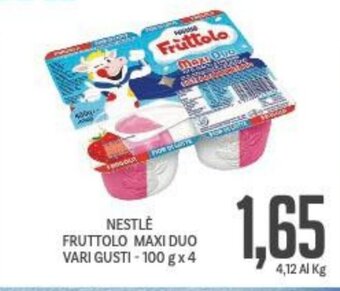 Supermercati Piccolo NESTLÉ FRUTTOLO MAXI DUO VARI GUSTI - 100 g x 4 offerta