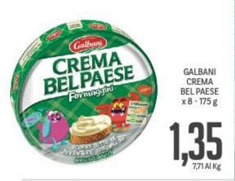 Supermercati Piccolo GALBANI CREMA BEL PAESE x 8-175 g offerta