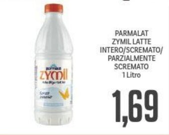 Supermercati Piccolo PARMALAT ZYMIL LATTE INTERO/SCREMATO/ PARZIALMENTE SCREMATO 1 Litro offerta