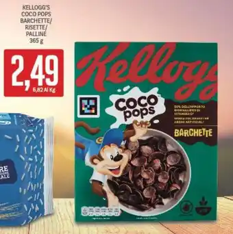 Supermercati Piccolo KELLOGG'S COCO POPS BARCHETTE/ RISETTE/ PALLINE 365 g offerta