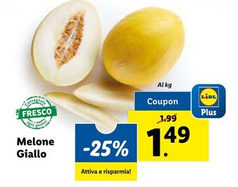 Lidl Melone Giallo offerta