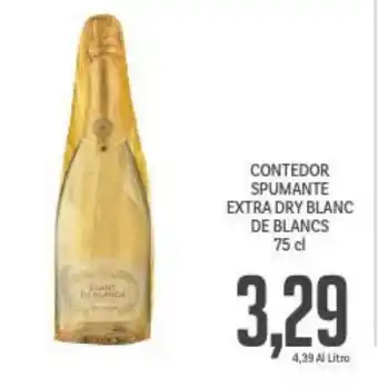 Supermercati Piccolo CONTEDOR SPUMANTE EXTRA DRY BLANC DE BLANCS 75 cl offerta