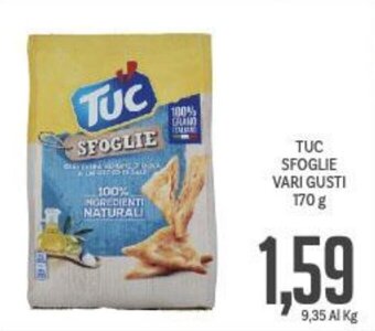 Supermercati Piccolo TUC SFOGLIE VARI GUSTI 170 g offerta