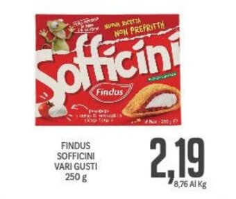 Supermercati Piccolo FINDUS SOFFICINI VARI GUSTI 250 g offerta