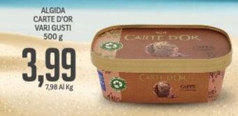 Supermercati Piccolo ALGIDA CARTE D'OR VARI GUSTI 500 g offerta