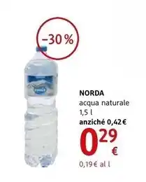 dm drogerie markt Norda acqua naturale offerta