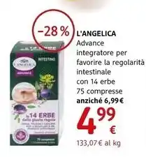 dm drogerie markt L'angelica advance integratore per favorire la regolarità intestinale offerta