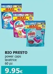 Tigotà Bio presto power caps lavatrice offerta