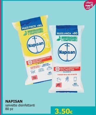 Tigotà Napisan salviette disinfettanti offerta