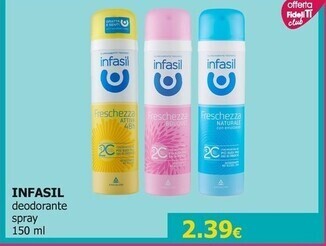 Tigotà Infasil deodorante spray offerta