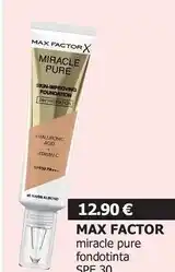 Tigotà Max factor miracle pure fondotinta spf 30 offerta