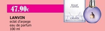 Tigotà Lanvin eclat d'arpege eau de parfum offerta