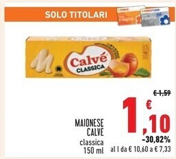 Conad City Calvè maionese offerta