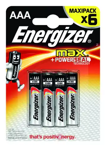 Energizer 6 pile ministilo max