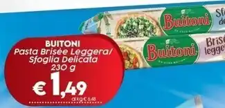 Crai Buitoni pasta brisée leggera / sfoglia delicata offerta
