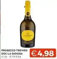Mercatò La gioiosa prosecco treviso doc offerta