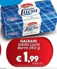 Crai Galbani santa lucia burro offerta