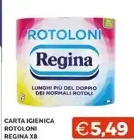 Mercatò Regina carta igienica rotoloni offerta