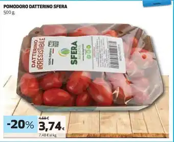 Coop POMODORO DATTERINO SFERA 500 g offerta