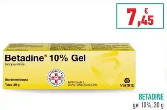 BETADINE gel 10%, 30 g