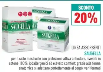 Conad LINEA ASSORBENTI SAUGELLA offerta
