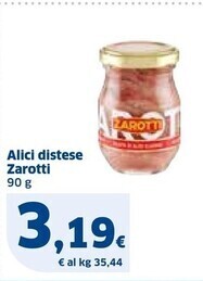 Zarotti alici distese