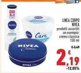 Conad Superstore Nivea linea corpo offerta
