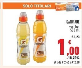 Conad Gatorade offerta
