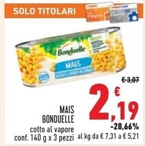 Conad Bonduelle mais offerta