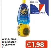 Mercatò Giglio oro olio di semi di girasole offerta