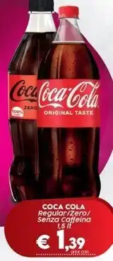 Crai Coca cola regular / zero / senza caffeina offerta