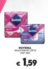 Crai Nuvenia assorbenti ultra vari tipi offerta